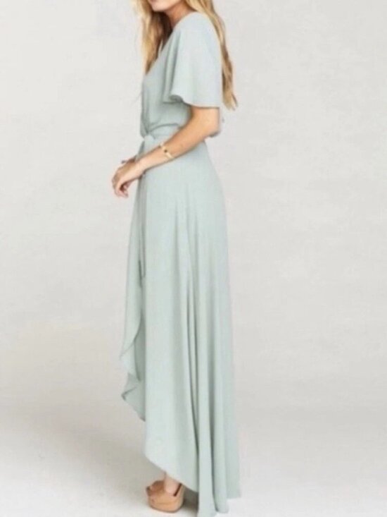 Show Me Your Mumu Sophia Wrap Maxi Dress | Medium - Picture 2 of 3